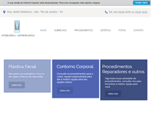 Tablet Screenshot of centroplastica.com.br