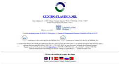 Desktop Screenshot of centroplastica.it